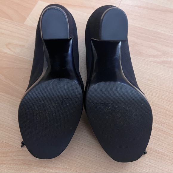 Coach Corey Black Open Toe Platform Pump - Picture 3 of 8